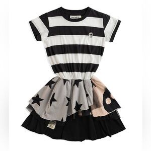 NUNUNU mix it layered dress